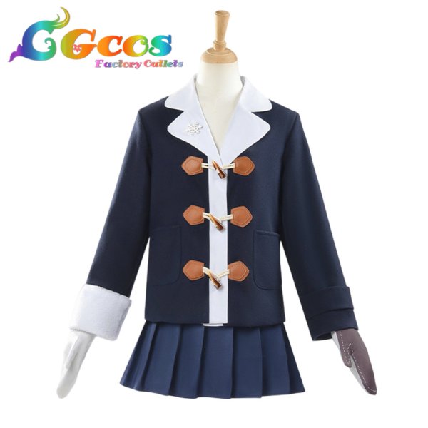 画像1: ウマ娘プリティーダービー　ユキノビジン(SSRサポート)　コスプレ衣装 (1)