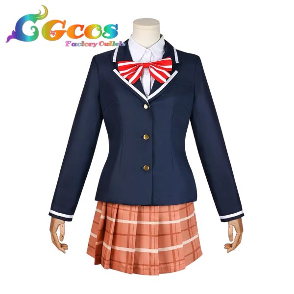 画像1: お隣の天使様にいつの間にか駄目人間にされていた件　椎名真昼　コスプレ衣装 (1)