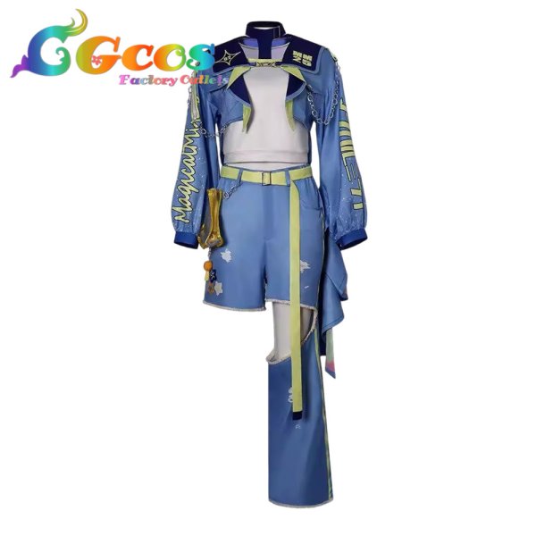 画像1: プロジェクトセカイ カラフルステージ！ feat. 初音ミク　鏡音リン　マジカルミライ2025　サマーミルキーウェイ・ベガ　コスプレ衣装 (1)