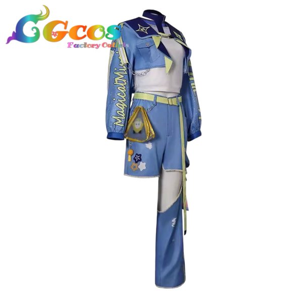 画像2: プロジェクトセカイ カラフルステージ！ feat. 初音ミク　鏡音リン　マジカルミライ2025　サマーミルキーウェイ・ベガ　コスプレ衣装 (2)