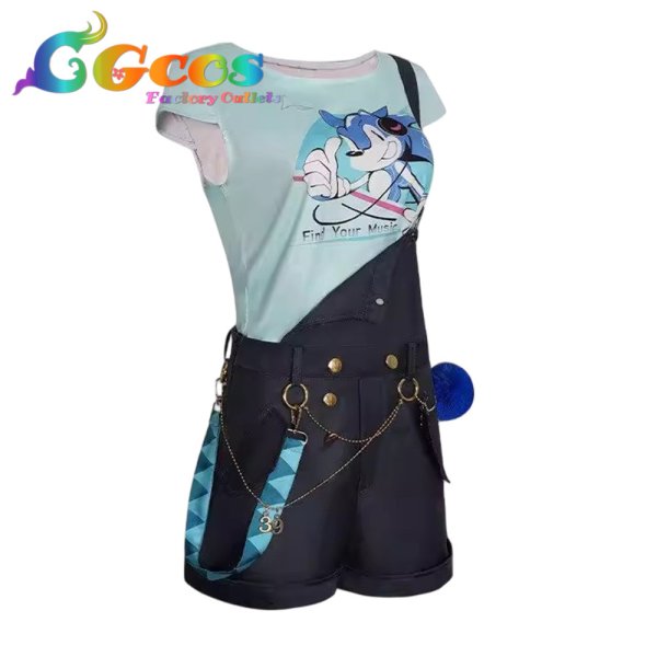 画像3: プロジェクトセカイ カラフルステージ！ feat. 初音ミク　初音ミク　Sonic Style　グローバル版100万DL記念キャンペーン　コスプレ衣装 (3)