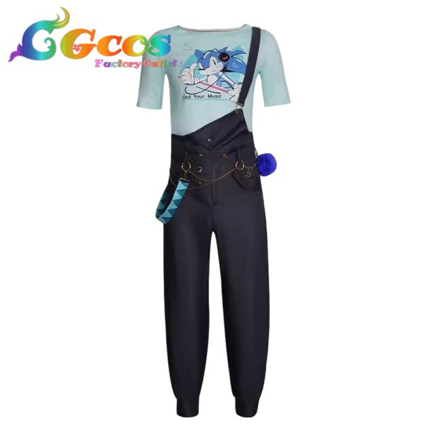 画像1: プロジェクトセカイ カラフルステージ！ feat. 初音ミク　KAITO　Sonic Style　グローバル版100万DL記念キャンペーン　コスプレ衣装 (1)