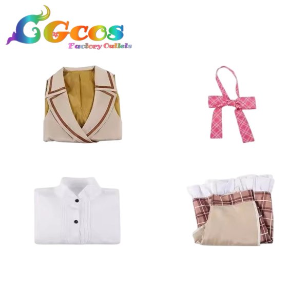 画像4: ライムライト・レモネードジャム　嶌越月望　コスプレ衣装 (4)