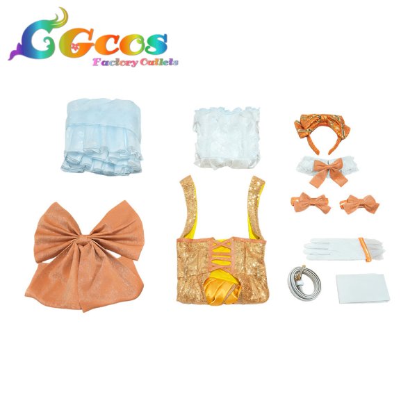 画像3: ラブライブ! School idol project　小泉花陽　Dancing stars on me!　まるごとみかん　コスプレ衣装 (3)