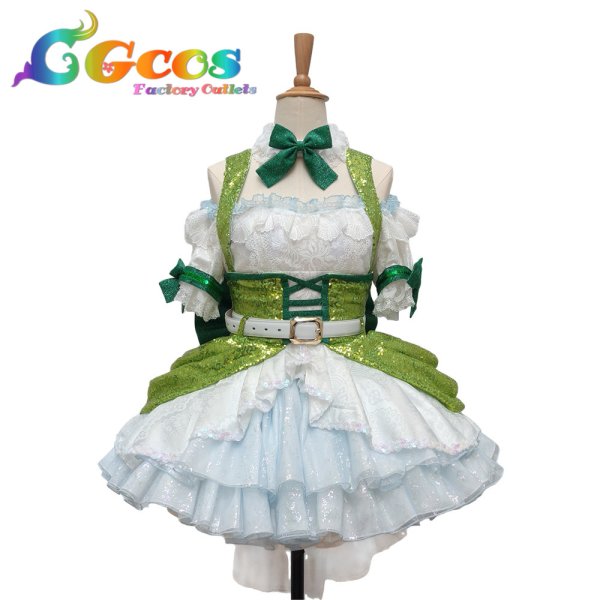 画像1: ラブライブ! School idol project　星空凛　Dancing stars on me!　タイムを競う　コスプレ衣装 (1)