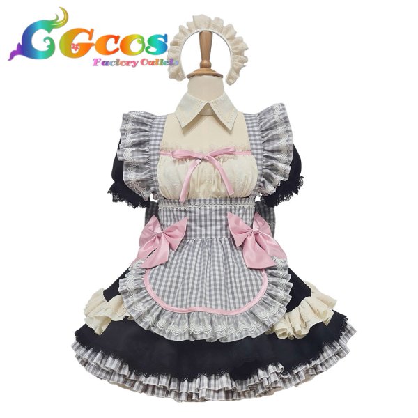 画像1: その着せ替え人形は恋をする　喜多川海夢　メイド　コスプレ衣装 (1)