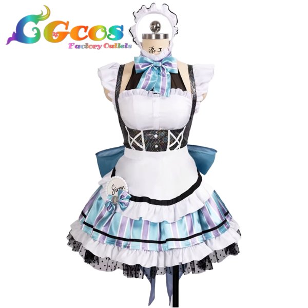 画像1: 勝利の女神：NIKKE　リトルマーメイド　コラボカフェ第2弾　コスプレ衣装 (1)