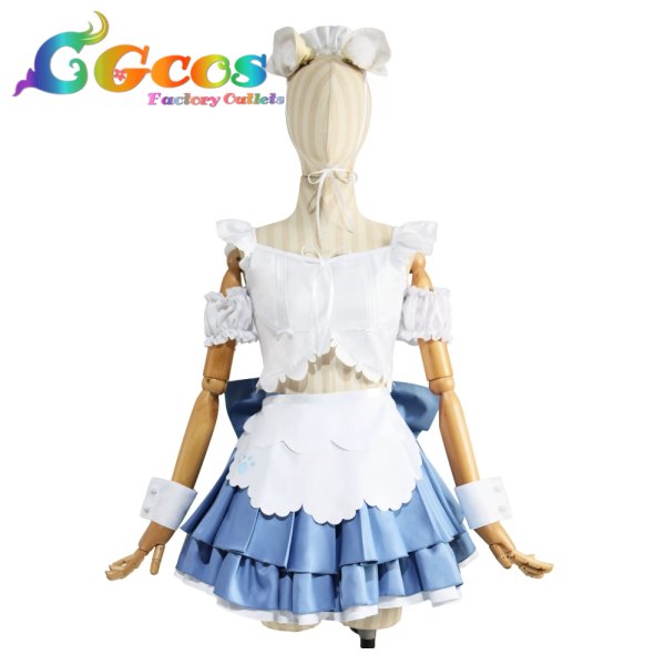 画像1: バーチャルYouTuber　VTuber　Fuwawa Abyssgard(フワワ・アビスガード)　メイド服　コスプレ衣装 (1)