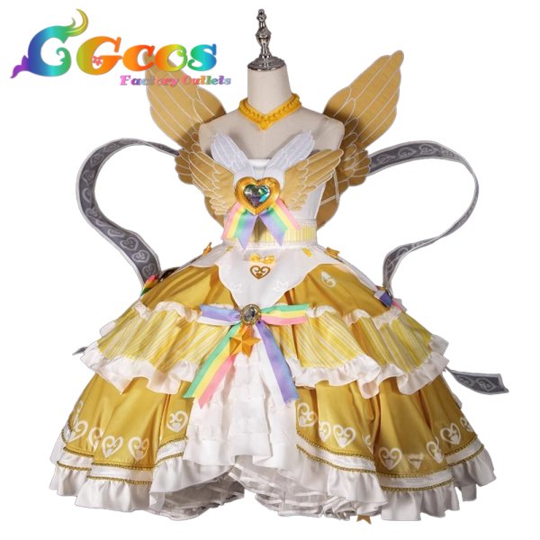 画像1: プリパラ　真中らぁら　究極の神ドレスコーデ　コスプレ衣装 (1)