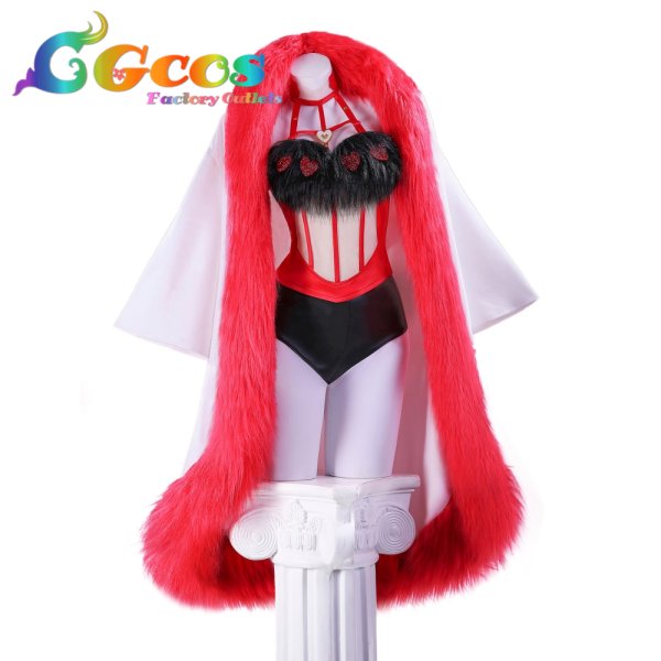 画像1: ハズビンホテル（Hazbin Hotel）　エンジェル・ダスト（Angel Dust）　バレンタイン　コスプレ衣装 (1)