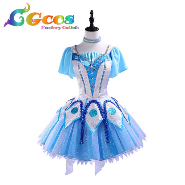 画像1: ラブライブ！サンシャイン!!　Aqours　高海千歌　熱くなっちゃう/WATER BLUE NEW WORLD　覚醒後　コスプレ衣装 (1)