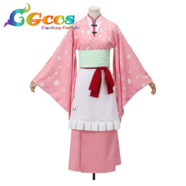 画像1: 銀魂　神楽　春色茶房　コスプレ衣装 (1)
