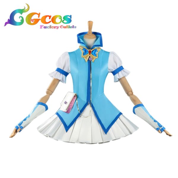 画像1: Yes!プリキュア5GoGo!　水無月かれん(キュアアクア)　コスプレ衣装 (1)