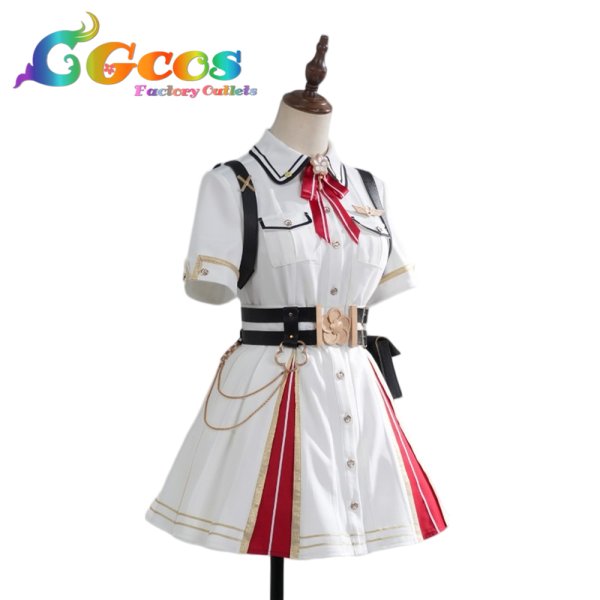 画像6: バーチャルYouTuber　VTuber　百鬼あやめ　軍服衣装　コスプレ衣装 (6)