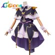 画像1: 名探偵プリキュア!　キュアアルカナ・シャドウ/森亜るるか　コスプレ衣装 (1)