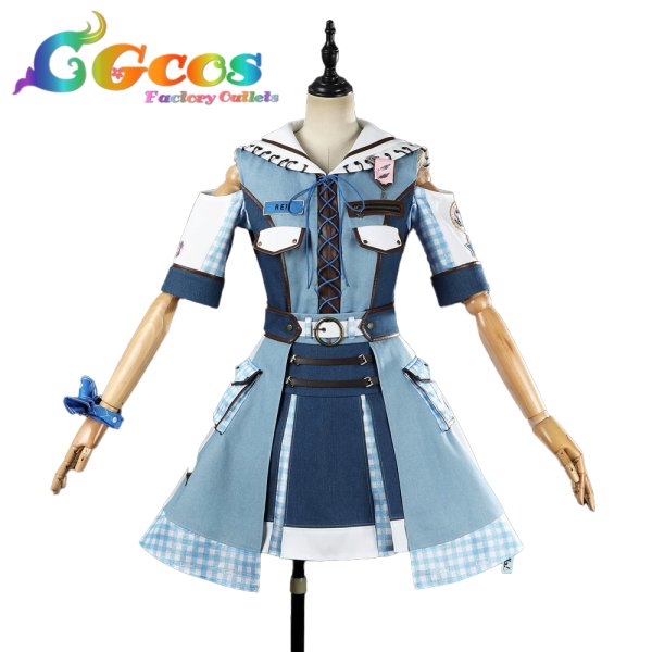 画像1: ラブライブ！スーパースター!!　Liella!　葉月恋　OPEN THE G☆TE!!!　7thライブテーマソング　コスプレ衣装 (1)