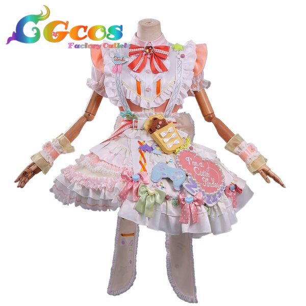 画像1: アイドルマスター シャイニーカラーズ　大崎甜花　シャニソン　I'm a Cutie Finder　コスプレ衣装 (1)