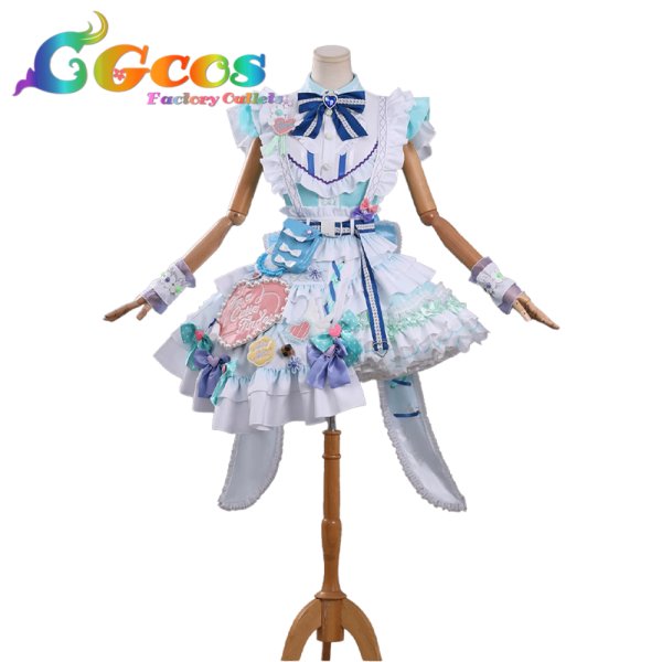 画像1: アイドルマスター シャイニーカラーズ　黛冬優子　シャニソン　I'm a Cutie Finder　コスプレ衣装 (1)