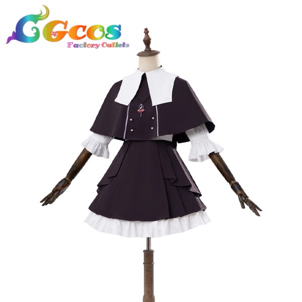 画像2: 名探偵プリキュア!　キュアアルカナ・シャドウ/森亜るるか　日常服　コスプレ衣装 (2)