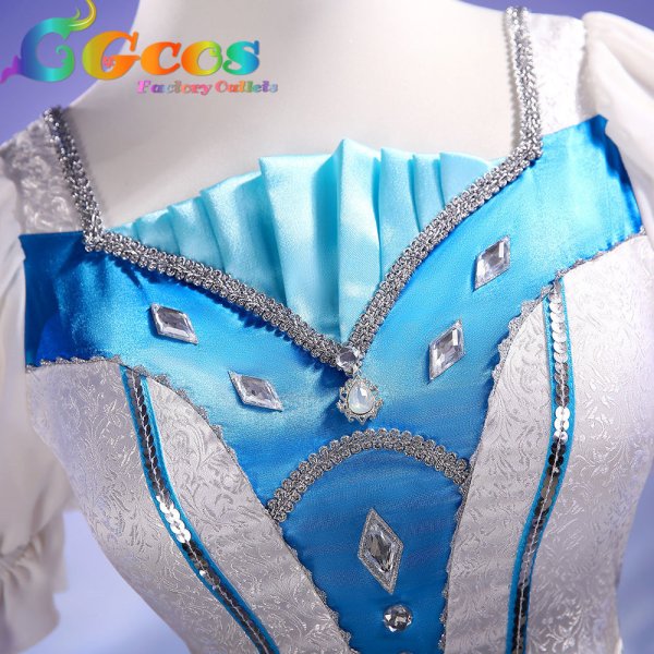画像5: ラブライブ！サンシャイン!!　Aqours　黒澤ダイヤ　みんな大好き　WATER BLUE NEW WORLD　覚醒後　コスプレ衣装 (5)