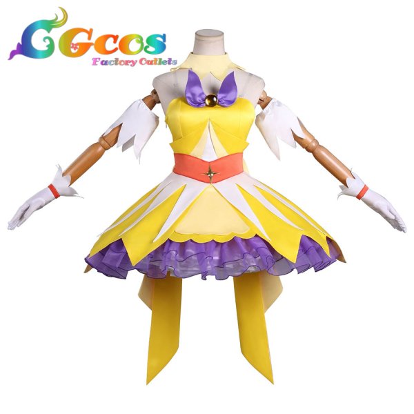 画像1: Go!プリンセスプリキュア　天ノ川きらら(キュアトゥインクル)　コスプレ衣装 (1)