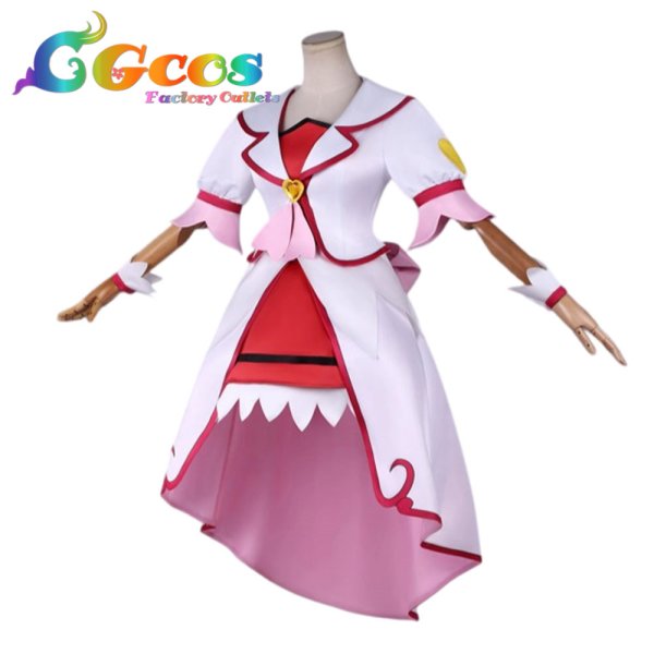画像2: ドキドキ!プリキュア　円亜久里(キュアエース)　コスプレ衣装 (2)
