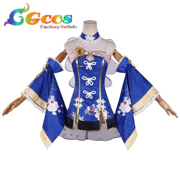 画像1: ラブライブ！サンシャイン!!　Aqours　松浦果南　チャイナドレス編　覚醒後　コスプレ衣装 (1)