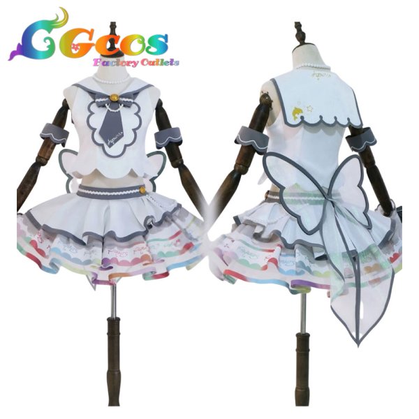 画像14: ラブライブ！サンシャイン!!　Aqours　ナインウェイブドルフィン　渡辺曜　高海千歌　国木田花丸　黒澤ダイヤ　黒澤ルビィ　津島善子　松浦果南　小原鞠莉　桜内梨子　コスプレ衣装 (14)