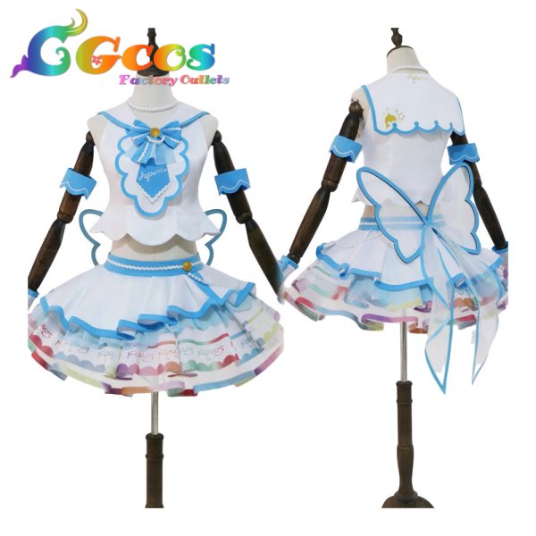 画像2: ラブライブ！サンシャイン!!　Aqours　ナインウェイブドルフィン　渡辺曜　高海千歌　国木田花丸　黒澤ダイヤ　黒澤ルビィ　津島善子　松浦果南　小原鞠莉　桜内梨子　コスプレ衣装 (2)