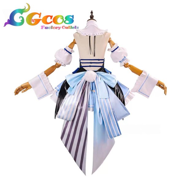 画像3: バーチャルYouTuber　VTuber　兎田ぺこら　フリフリバニードレス　コスプレ衣装 (3)