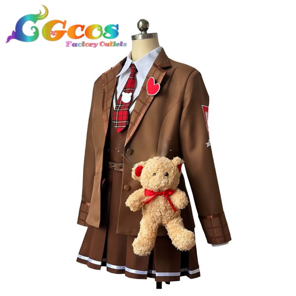 画像2: バーチャルYouTuber　VTuber　周央サンゴ　Beary School Time　コスプレ衣装 (2)