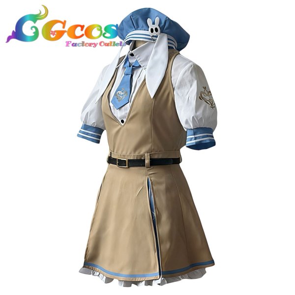 画像5: バーチャルYouTuber　VTuber　兎咲ミミ　制服　コスプレ衣装 (5)