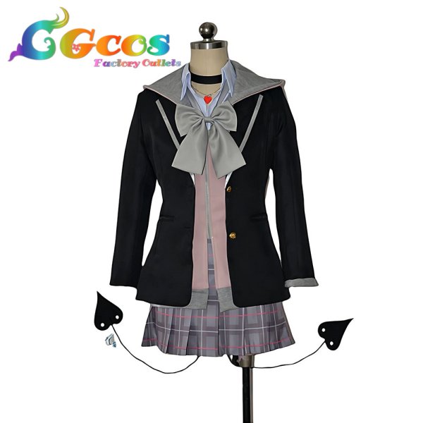 画像1: バーチャルYouTuber　Vtuber　空澄セナ　制服ウルフ　コスプレ衣装 (1)