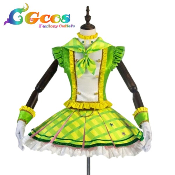 画像1: アイカツ!　北大路さくら　ライムトルテコーデ　コスプレ衣装 (1)