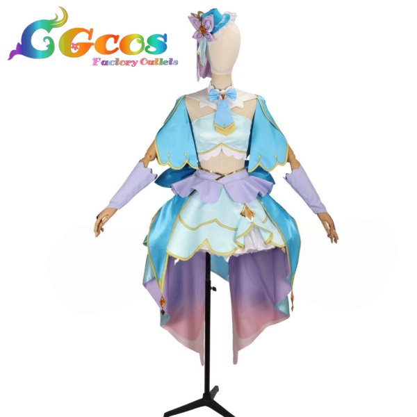 画像1: 名探偵プリキュア!　キュアエクレール　コスプレ衣装 (1)