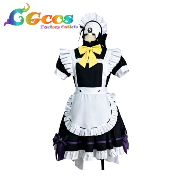 画像1: ブルーアーカイブ　白洲アズサ　メイド服　コスプレ衣装 (1)