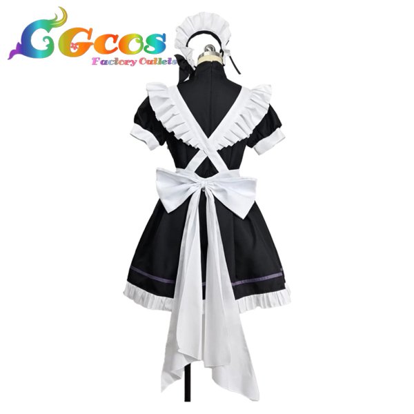 画像3: ブルーアーカイブ　白洲アズサ　メイド服　コスプレ衣装 (3)
