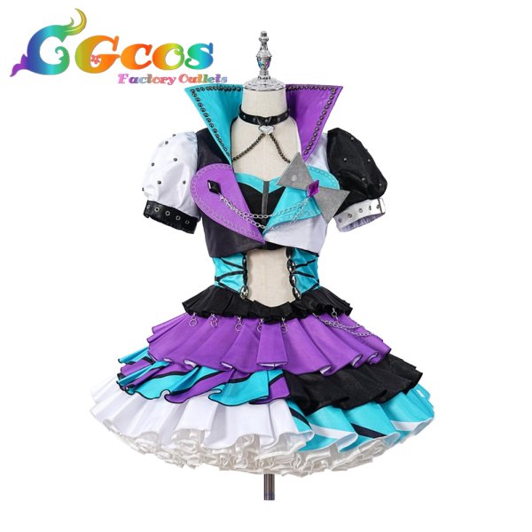 画像1: プリパラ　東堂シオン　ベイビーモンスターサイリウムコーデ　コスプレ衣装 (1)