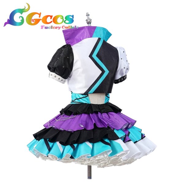 画像3: プリパラ　東堂シオン　ベイビーモンスターサイリウムコーデ　コスプレ衣装 (3)