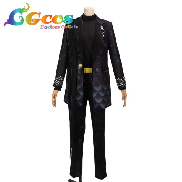 画像1: ツイステッドワンダーランド　ジェイド・リーチ（Jade Leech）　珊瑚の海　渚のセレブレイト　コスプレ衣装 (1)