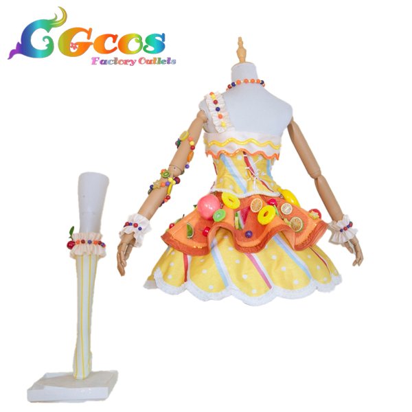 画像2: アイカツ！　有栖川おとめ　トロピカルバスケット　コスプレ衣装 (2)