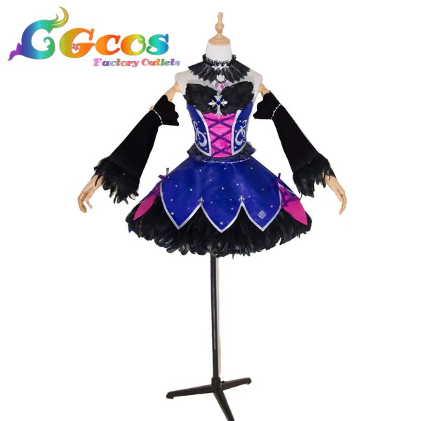 画像1: アイカツ！　氷上スミレ　オディールスワン　コスプレ衣装 (1)