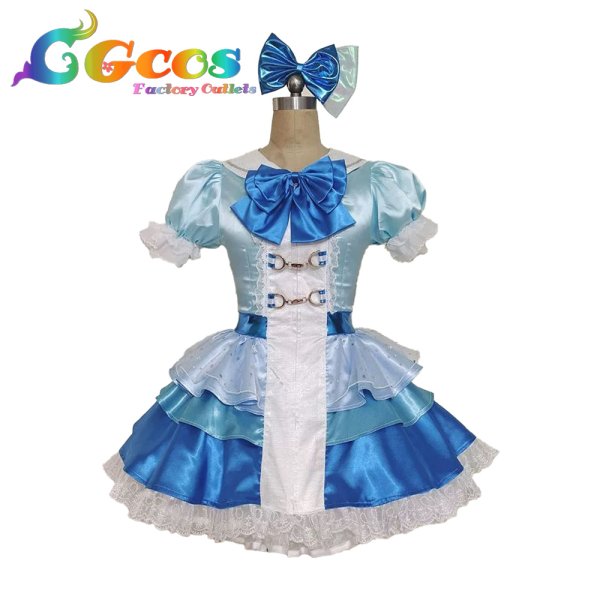 画像1: ラブライブ！サンシャイン!!　Aqours　渡辺曜　4th LIVE　ダイスキだったらダイジョウブ！　コスプレ衣装 (1)
