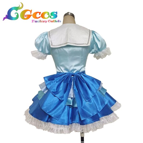 画像2: ラブライブ！サンシャイン!!　Aqours　渡辺曜　4th LIVE　ダイスキだったらダイジョウブ！　コスプレ衣装 (2)