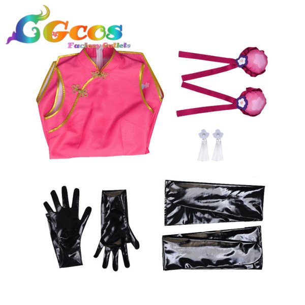 画像3: Fate/kaleid liner プリズマ☆イリヤ イリヤスフィール・フォン・アインツベルン チャイナドレス コスプレ衣装 (3)