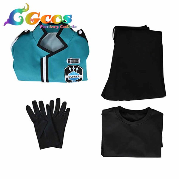 画像5: ワールドトリガー ヒュース 玉狛第二 隊服 コスプレ衣装 (5)