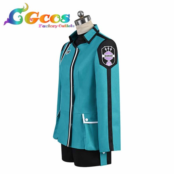画像2: ワールドトリガー 雨取千佳 隊服 コスプレ衣装 (2)