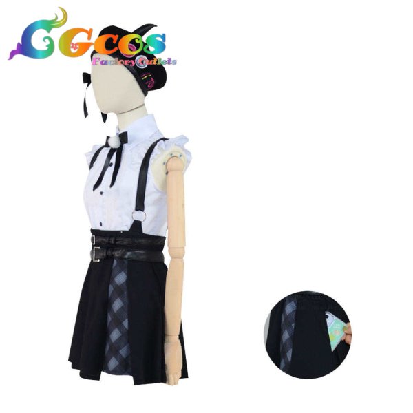 画像4: バーチャルYouTuber Vtuber 常闇トワ ガーリー系 コスプレ衣装 (4)