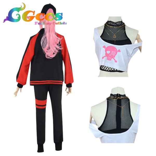 画像4: バーチャルYouTuber VTuber 森美声 コスプレ衣装 (4)