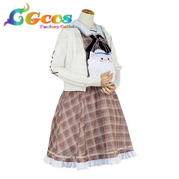 画像3: バーチャルYouTuber VTuber 雪花ラミィ 私服衣装 コスプレ衣装 (3)